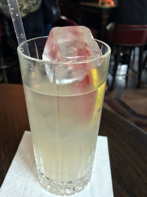 grapefruit lemonade at the wigmore