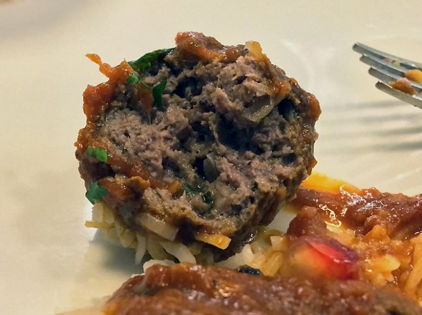 venison kofta at darjeeling express