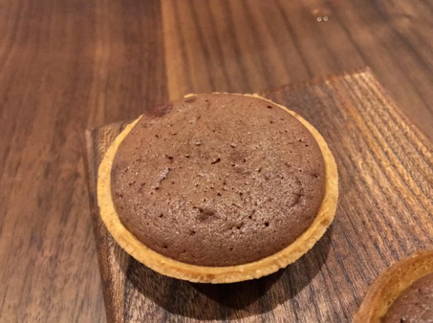 chocolate tart petit fours at core by clare smyth