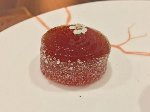 passion fruit petit fours at core by clare smyth