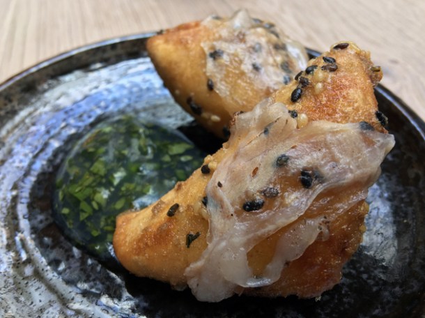 prawn toast at magpie