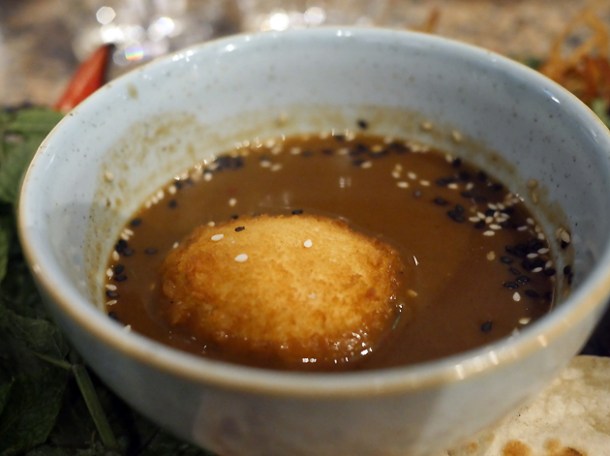 egg katsu curry at temper city