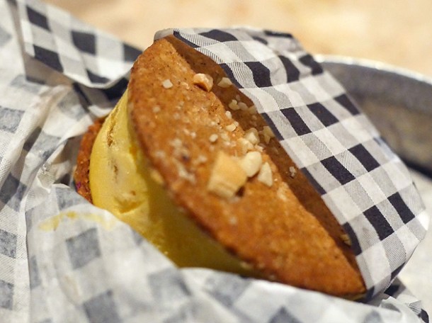love cake ice cream sandwich at hoppers st christopher's place