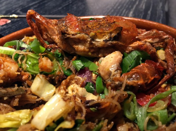 string hopper seafood kothu at hoppers st christopher's place