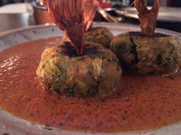 jackfruit and walnut galouti at gul and sepoy