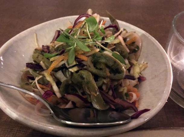 cactus salad at santo remedio london bridge