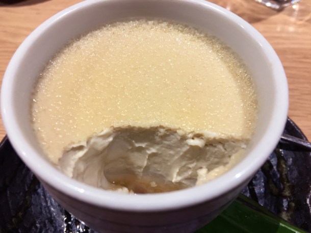 hojiberry creme caramel at sushi atelier