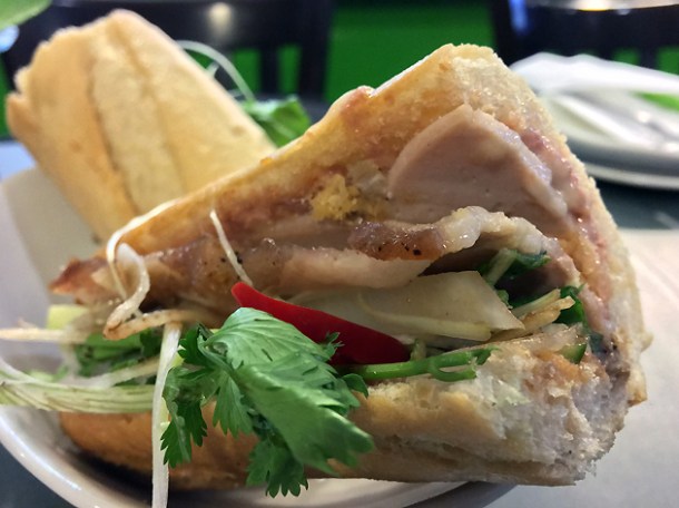 classic banh mi at mrs le's