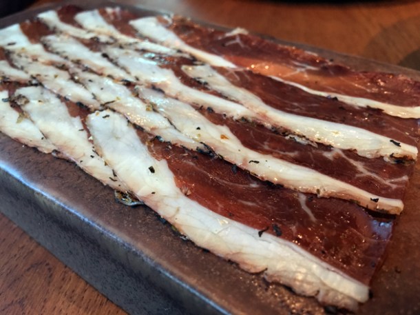 lamb charcuterie at hide ground