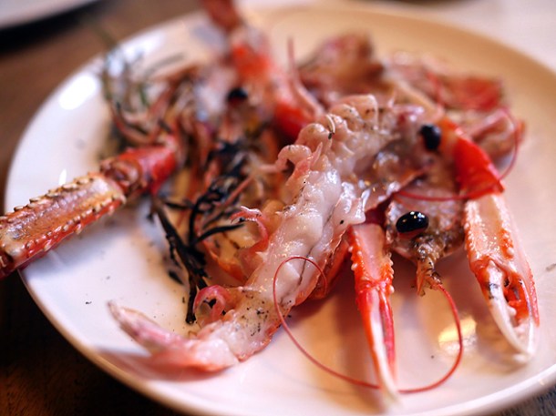 langoustines at brat