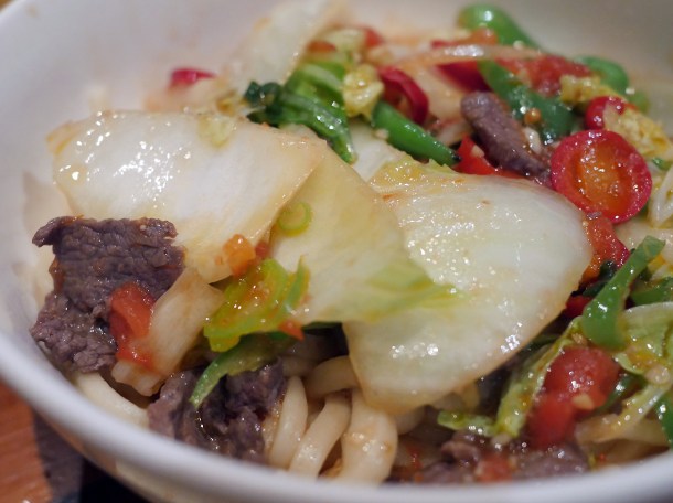 illustrative photo of the special lamb noodle at Silk Road Camberwell