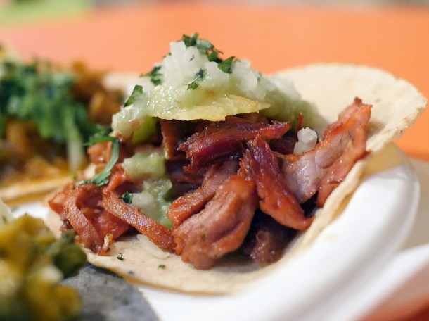 illustrative photo of the al pastor taco from Pastorcito at Mercato Metropolitano Southwark