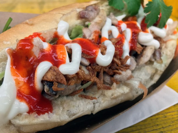 Illustrative photo of the chicken banh mi at Mercato Metropolitano