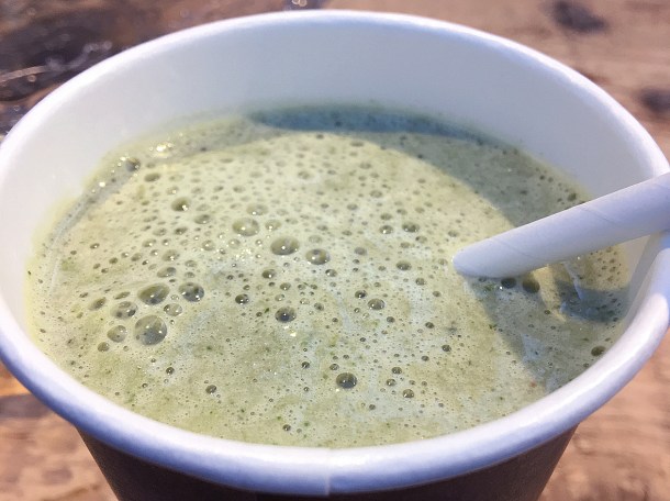 illustrative photo of the matcha shake from Love Shack at Mercato Metropolitano