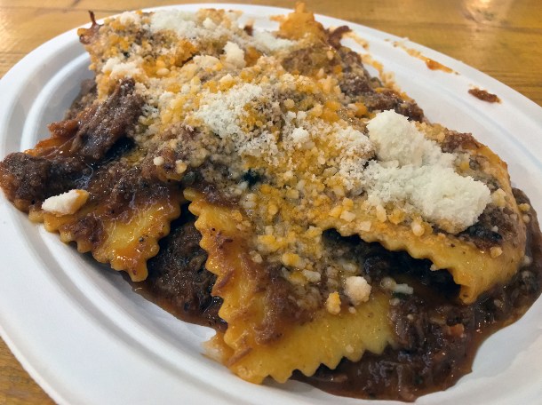 illustrative photo of the ravioli from Pala and Matterello at Mercato Metropolitano