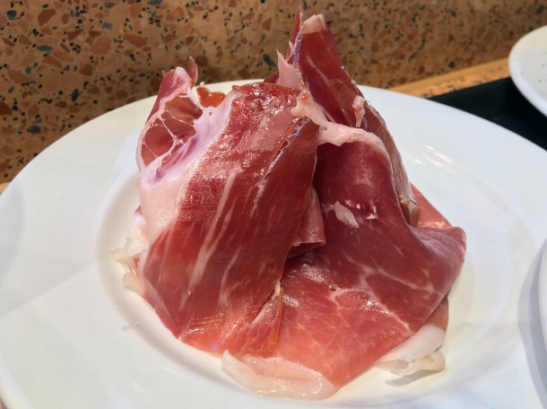 illustrative photo of the parma prosciutto from Lina Stores at Arcade Food Theatre Centre Point