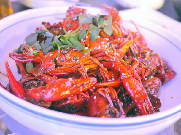 illustrative photo of the spicy crayfish at Seveni