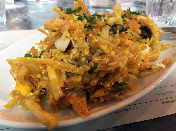 illustrative photo of the salt cod hash at Bar Douro