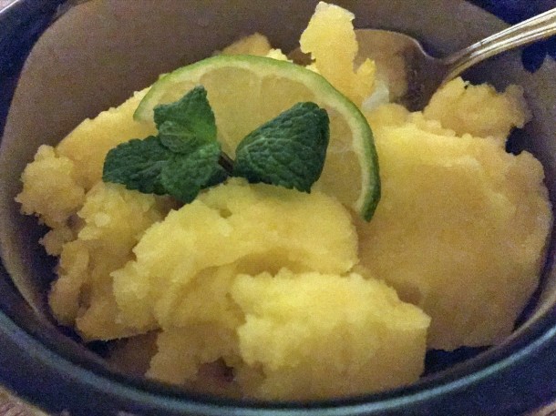 illustrative photo of the lime sorbet at Bong Bong's Manila Kanteen