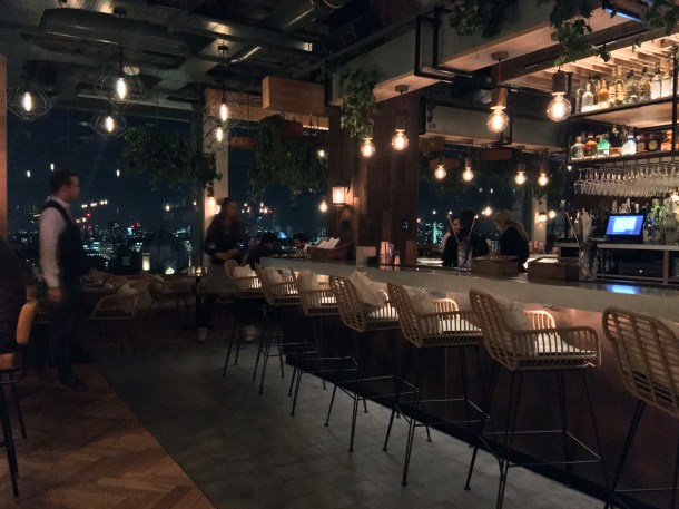 illustrative photo of the bar at Madera Treehouse