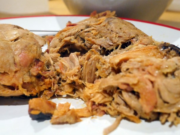illustrative photo of the pulled pork from Prairie Fire.