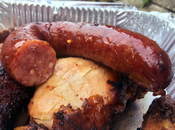 illustrative photo of the sausage from Bodean's Fulham