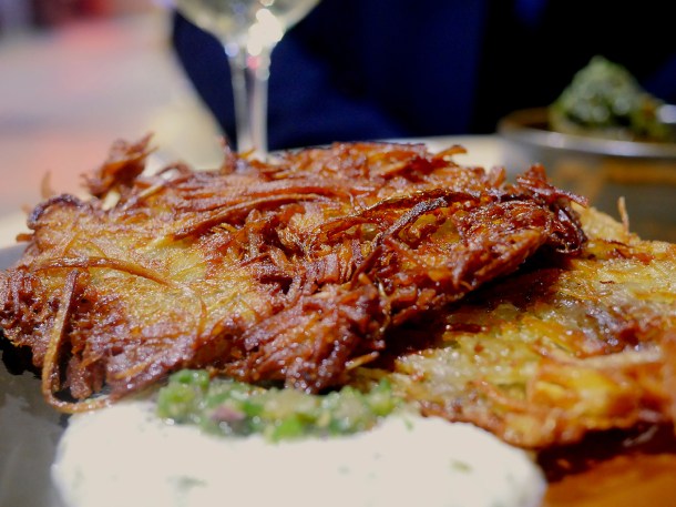 illustrative photo of the cassava latkes at Chishuru