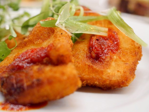 illustrative photo of the deep-fried celeriac at Perry Hill Pub