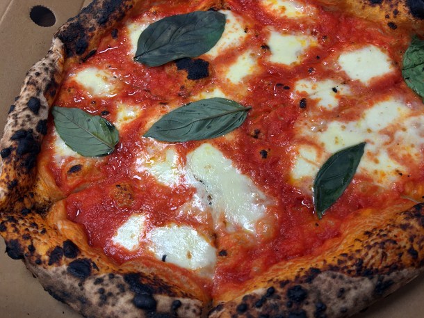 illustrative photo of the margherita pizza from Collective Kennington Park Cafe