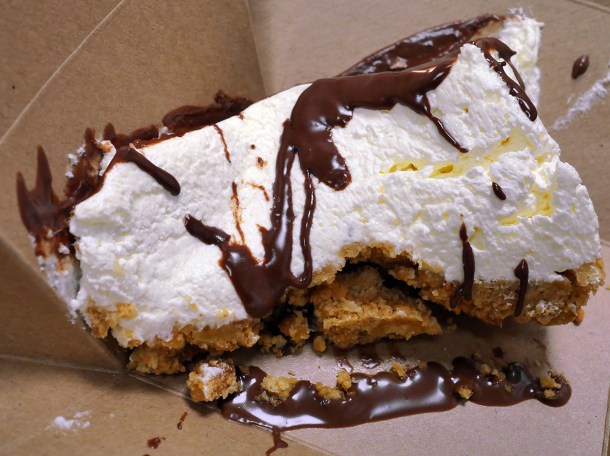 illustrative photo of the nutella cheesecake from 50 Kalò di Ciro Salvo