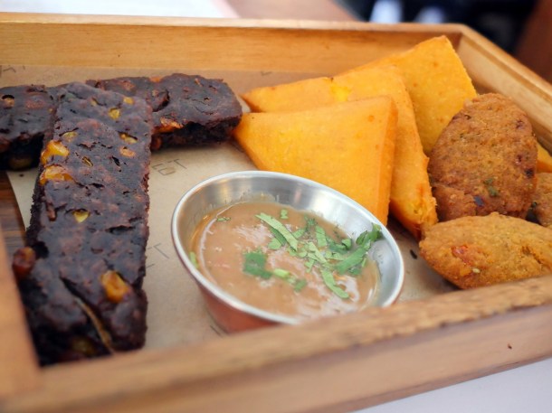 illustrative photo of the fritters at Lahpet West End