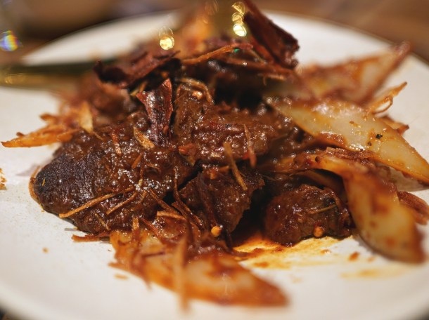 illustrative photo of the stir-fried venison at The Begging Bowl