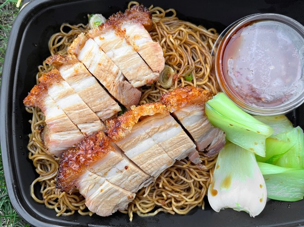illustrative photo of the crispy roast pork from Fan Hup