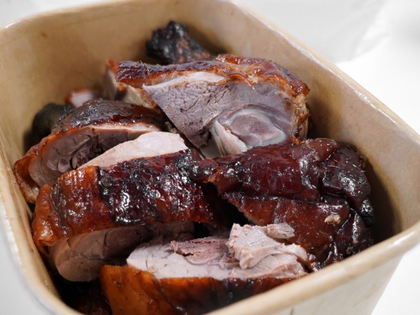 illustrative photo of the roast duck from Four Seasons Chinatown