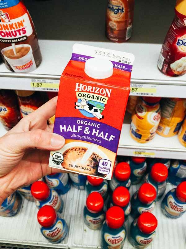 Grocery Shopping at Target - Half and Half.