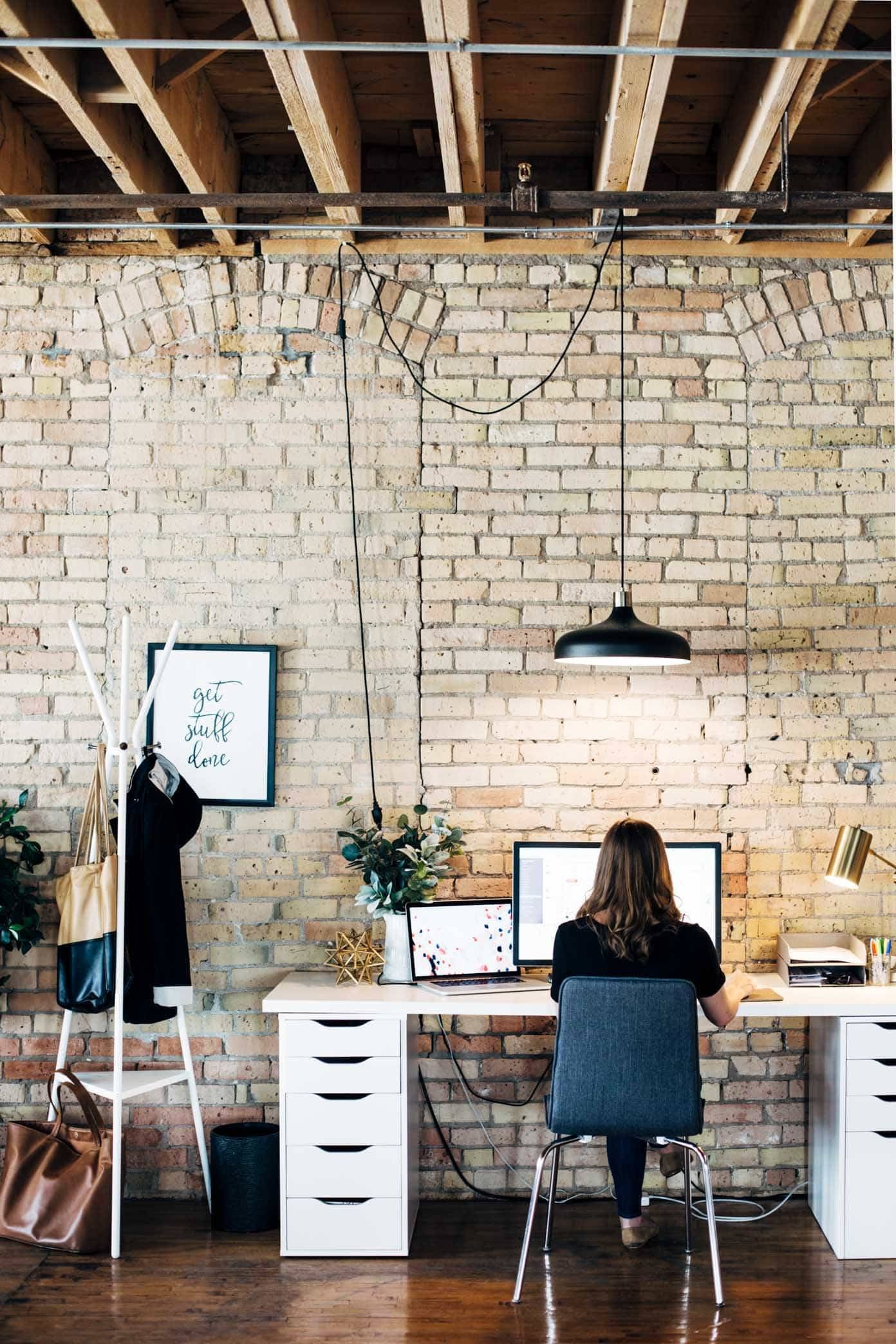 Industrial office space.