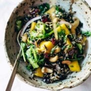 A picture of Thanksgiving Salad with Wild Rice and Lemon Dressing